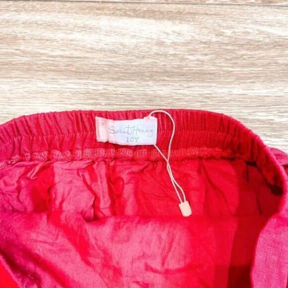 NEW! SweetHoney Red Skirt, Size 10Y - Picture 2 of 2